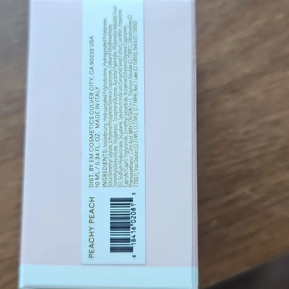 NIB EM Color Drops Serum Blush - Peachy Peach -  Discontinued Color - Sealed